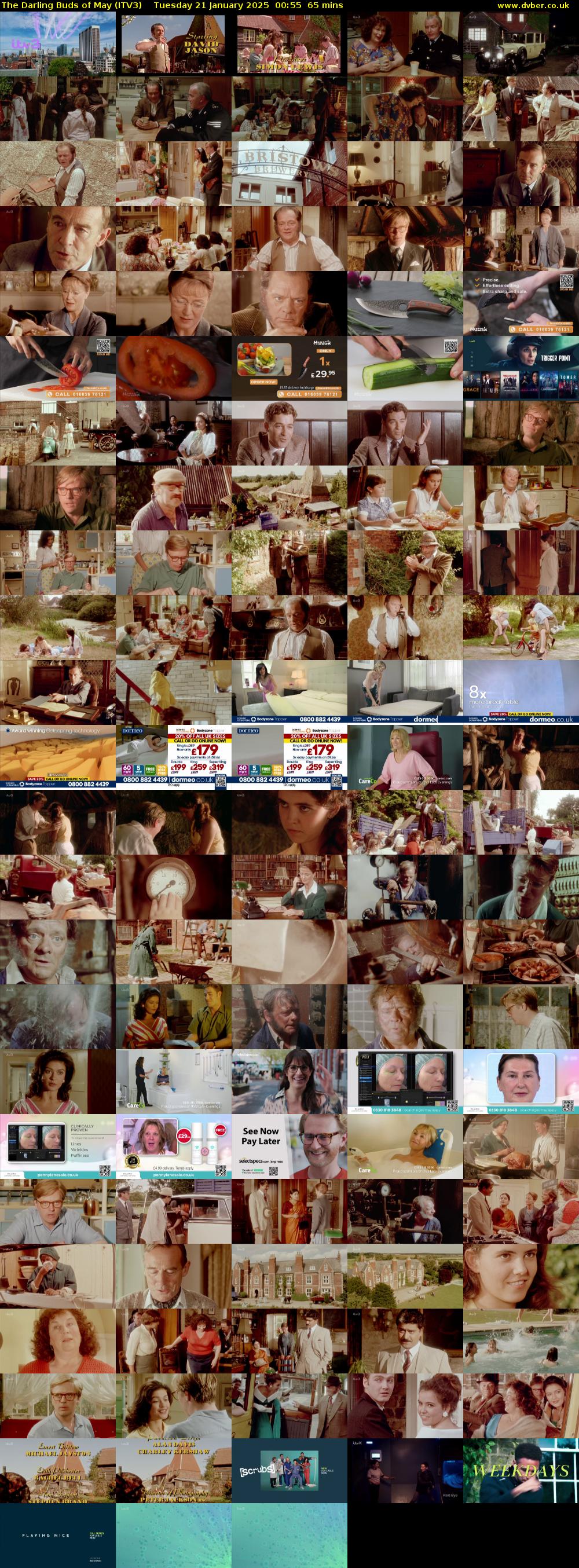 The Darling Buds of May (ITV3) Tuesday 21 January 2025 00:55 - 02:00