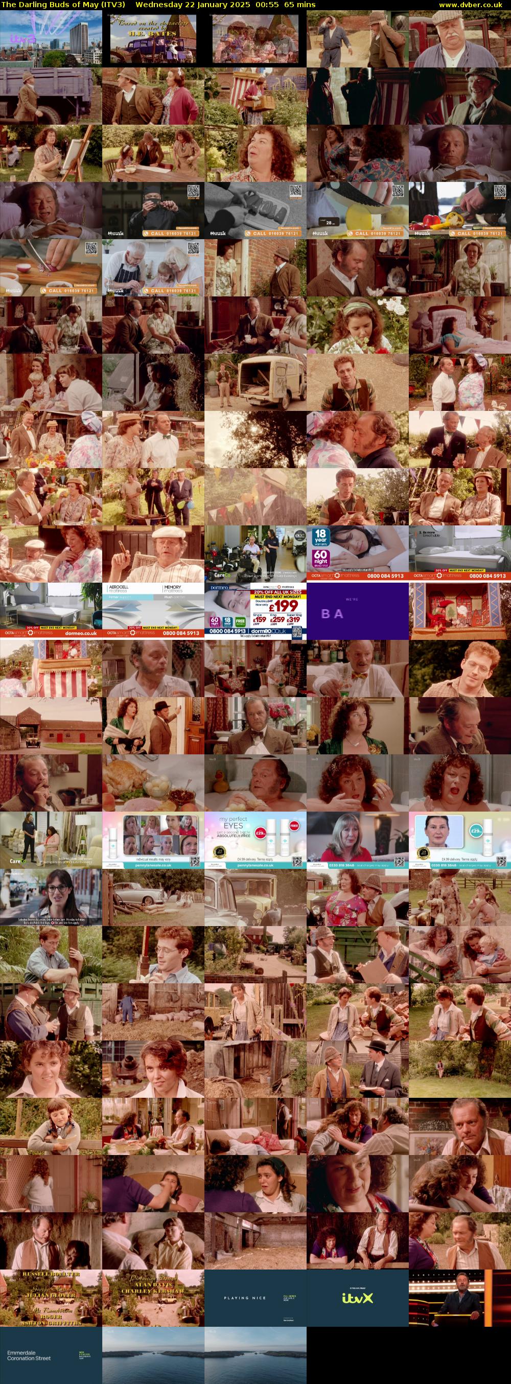 The Darling Buds of May (ITV3) Wednesday 22 January 2025 00:55 - 02:00