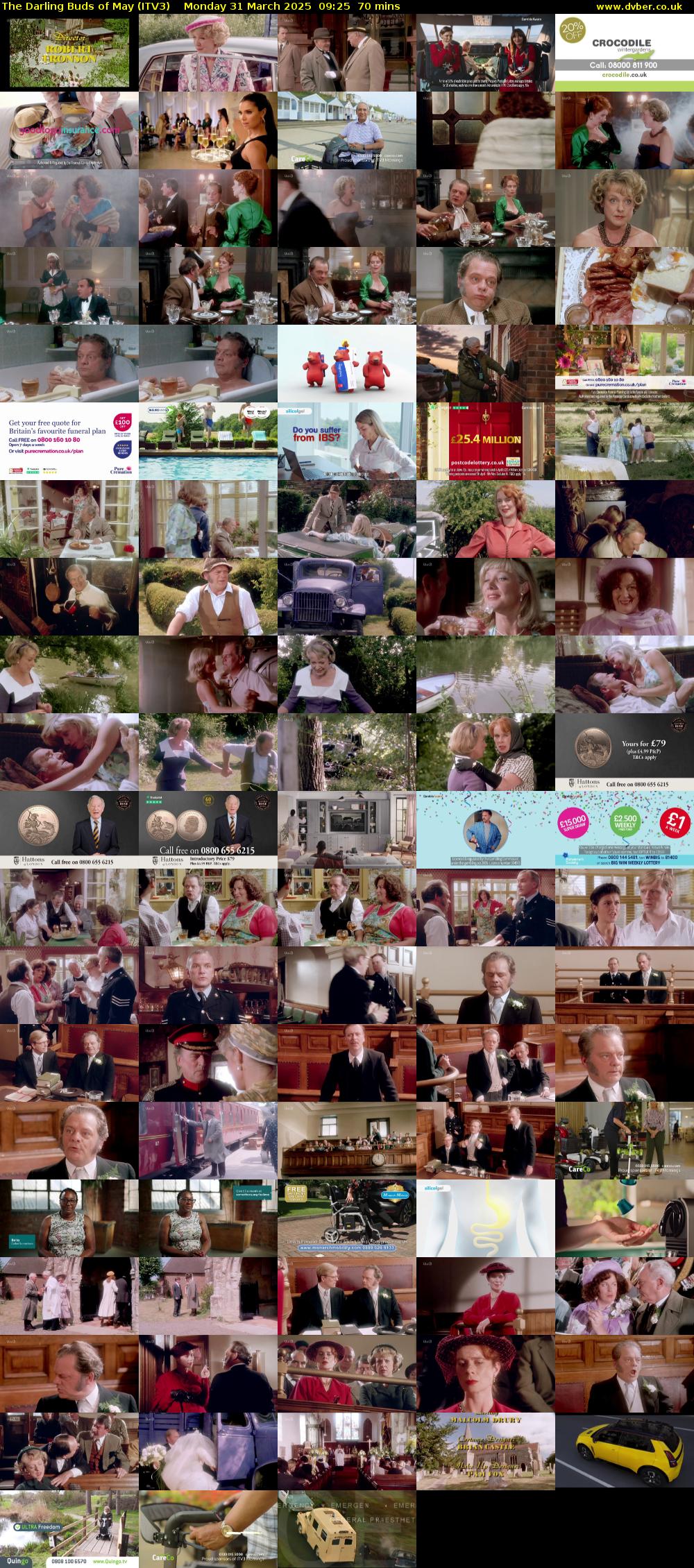 The Darling Buds of May (ITV3) Monday 31 March 2025 09:25 - 10:35