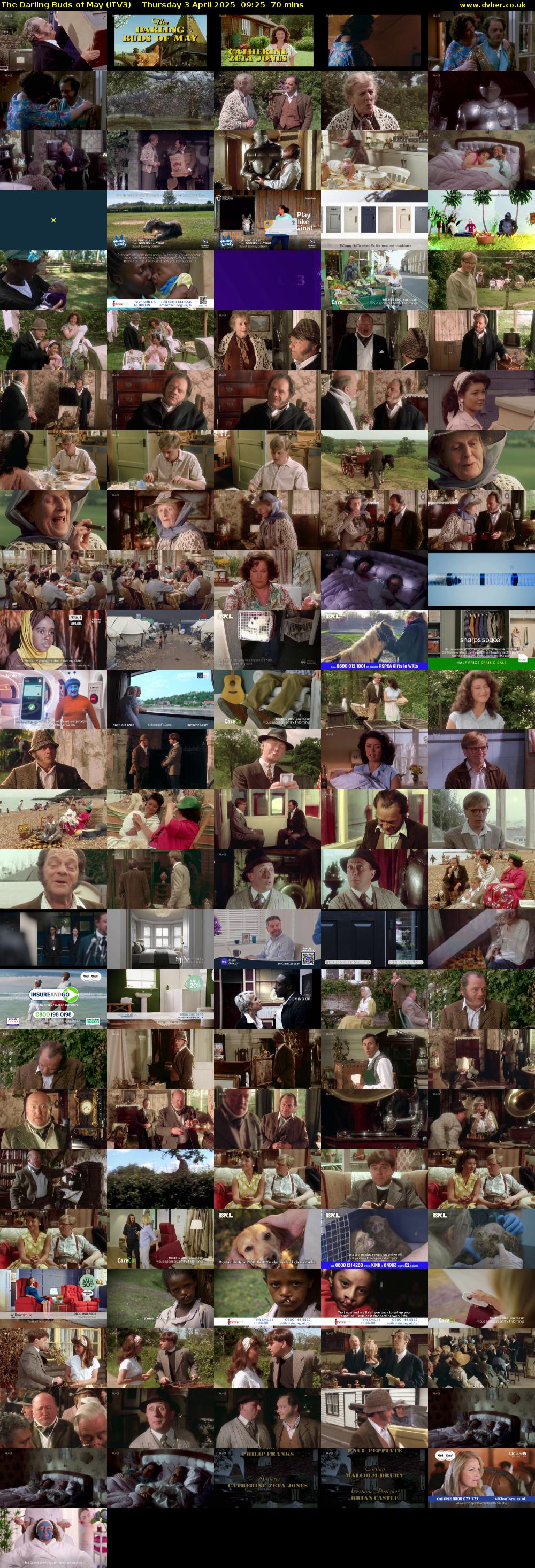 The Darling Buds of May (ITV3) Thursday 3 April 2025 09:25 - 10:35