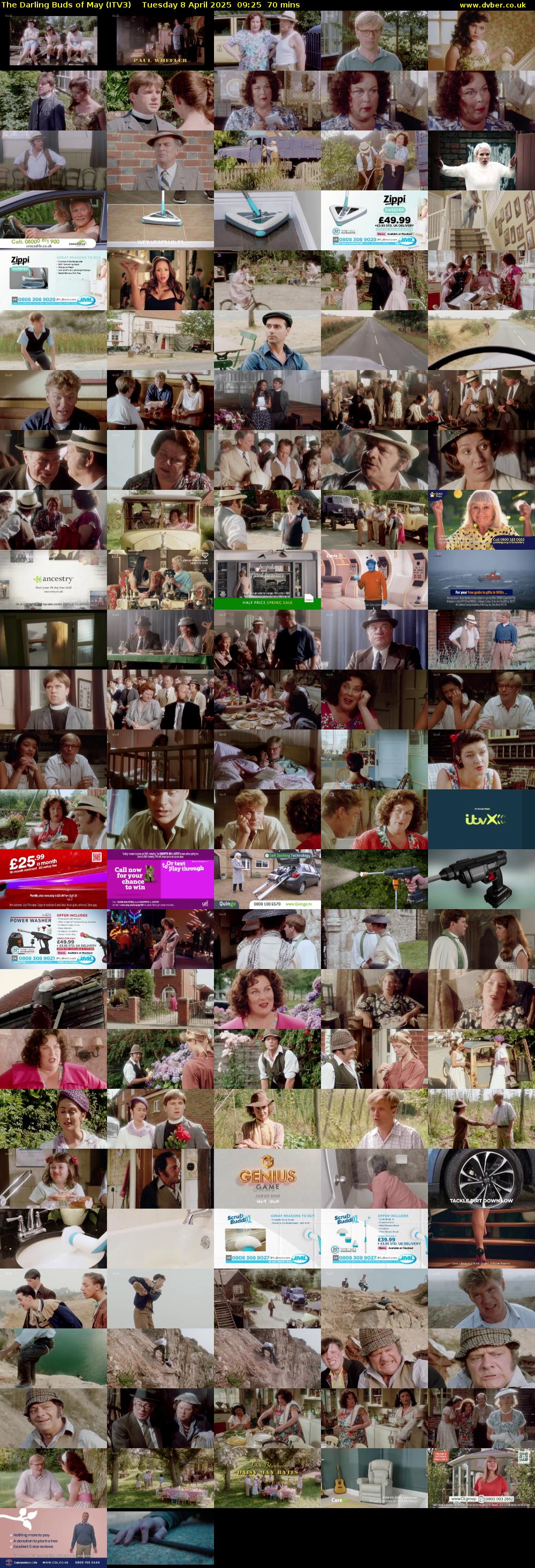 The Darling Buds of May (ITV3) Tuesday 8 April 2025 09:25 - 10:35
