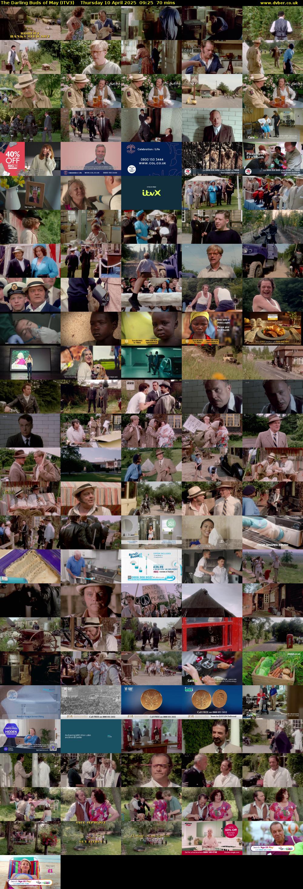 The Darling Buds of May (ITV3) Thursday 10 April 2025 09:25 - 10:35