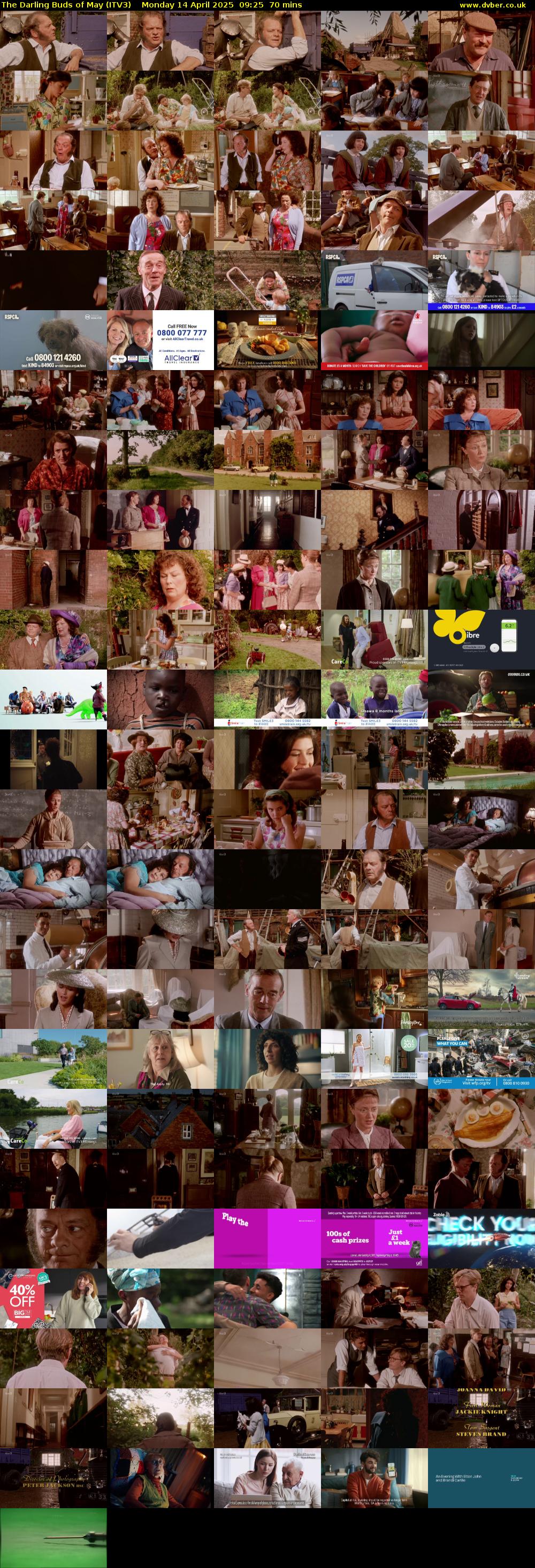 The Darling Buds of May (ITV3) Monday 14 April 2025 09:25 - 10:35