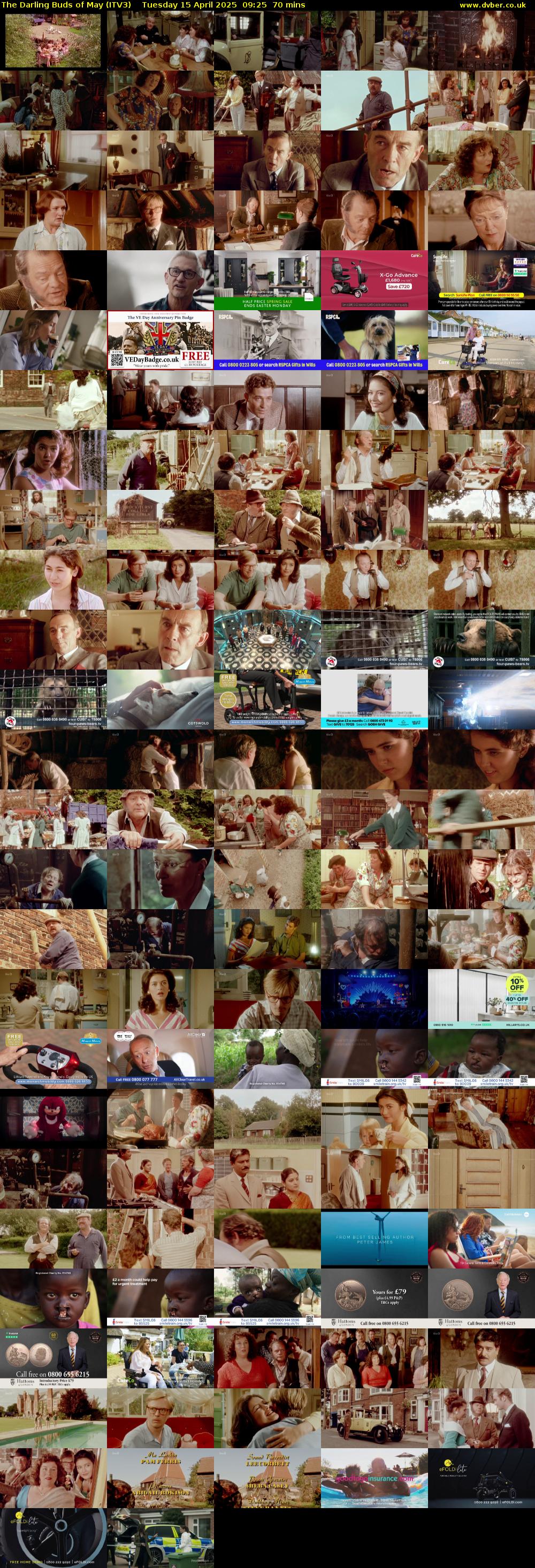 The Darling Buds of May (ITV3) Tuesday 15 April 2025 09:25 - 10:35