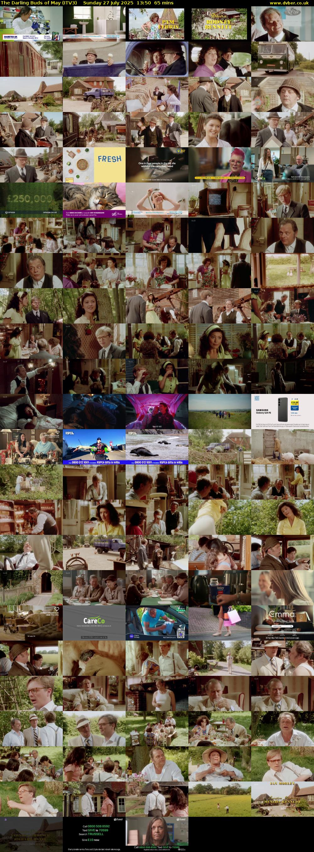 The Darling Buds of May (ITV3) Sunday 27 July 2025 13:50 - 14:55