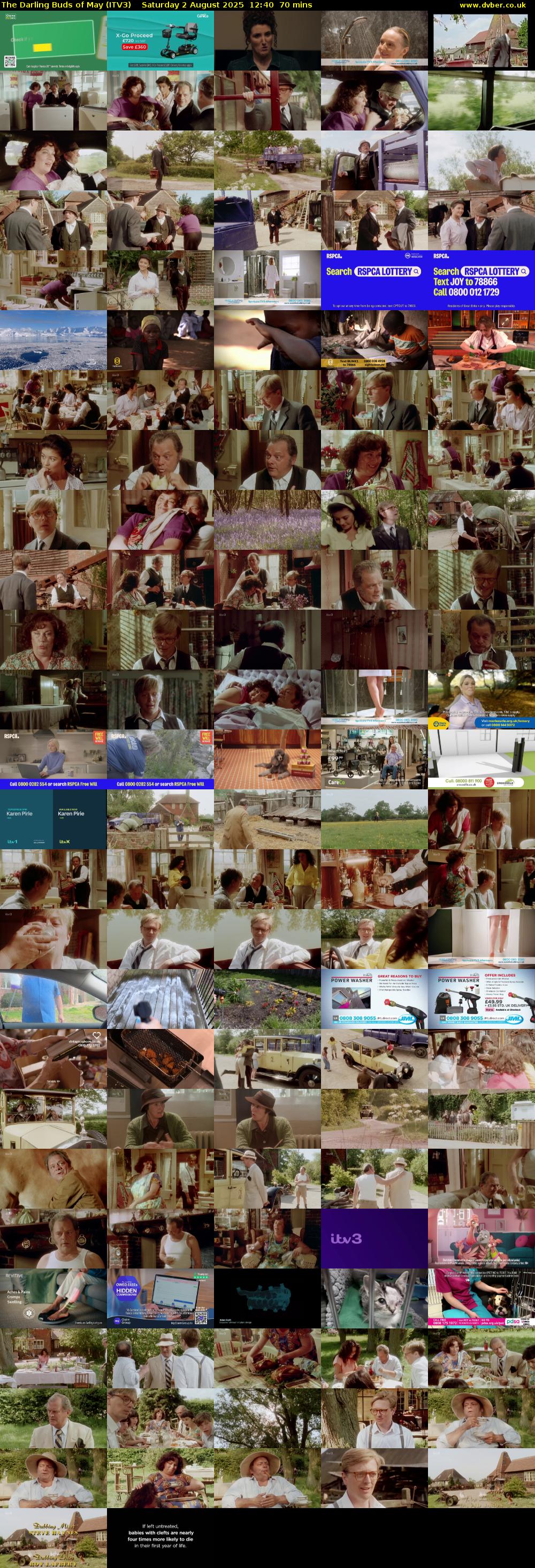The Darling Buds of May (ITV3) Saturday 2 August 2025 12:40 - 13:50