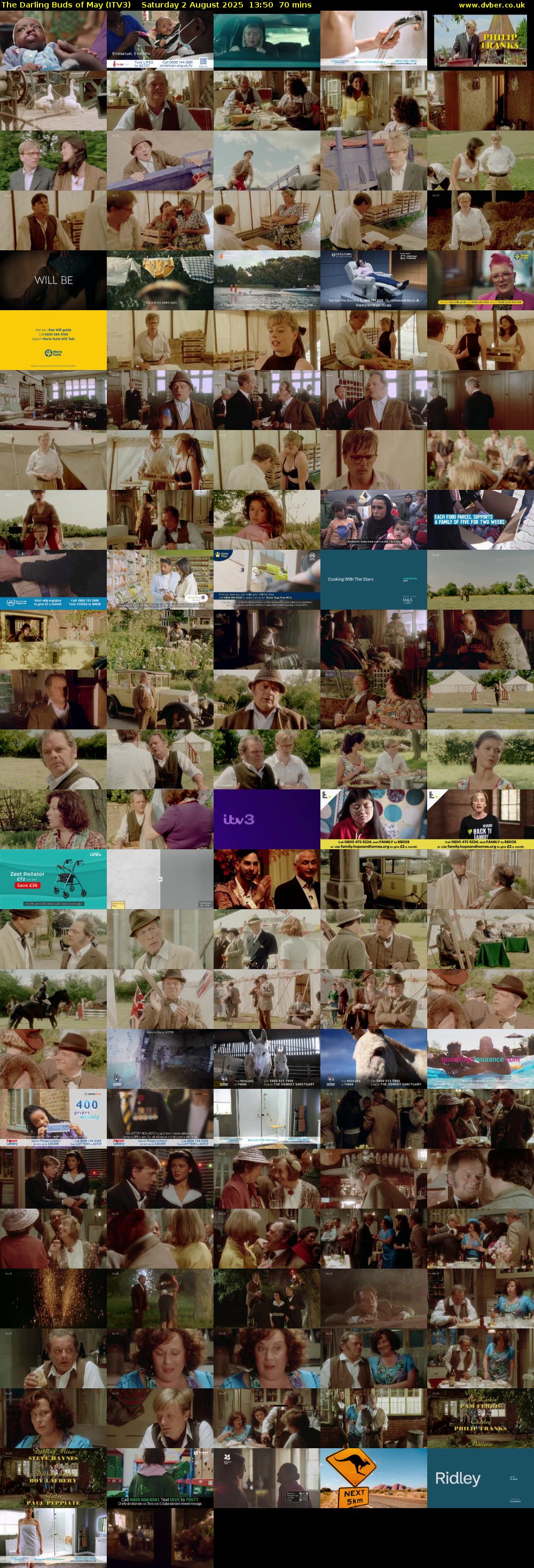 The Darling Buds of May (ITV3) Saturday 2 August 2025 13:50 - 15:00