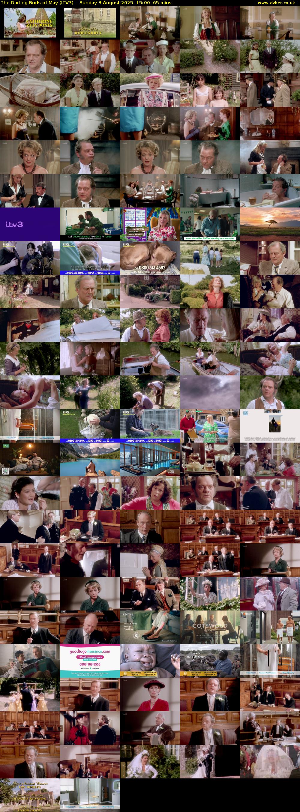 The Darling Buds of May (ITV3) Sunday 3 August 2025 15:00 - 16:05