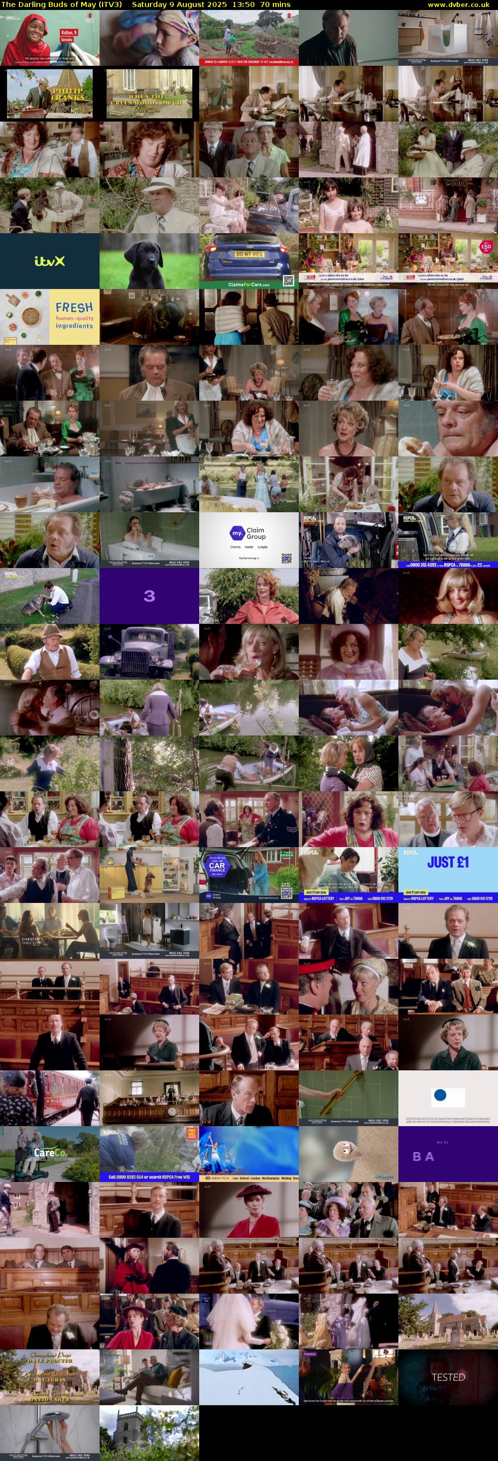 The Darling Buds of May (ITV3) Saturday 9 August 2025 13:50 - 15:00
