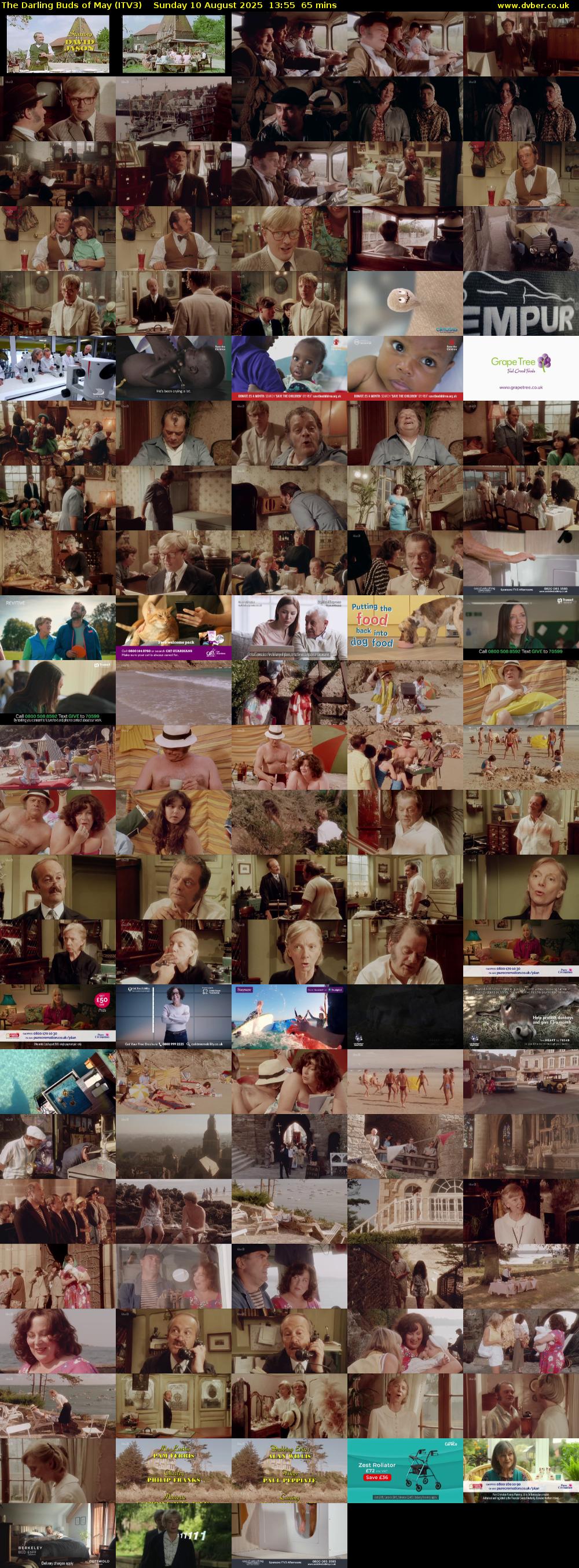 The Darling Buds of May (ITV3) Sunday 10 August 2025 13:55 - 15:00