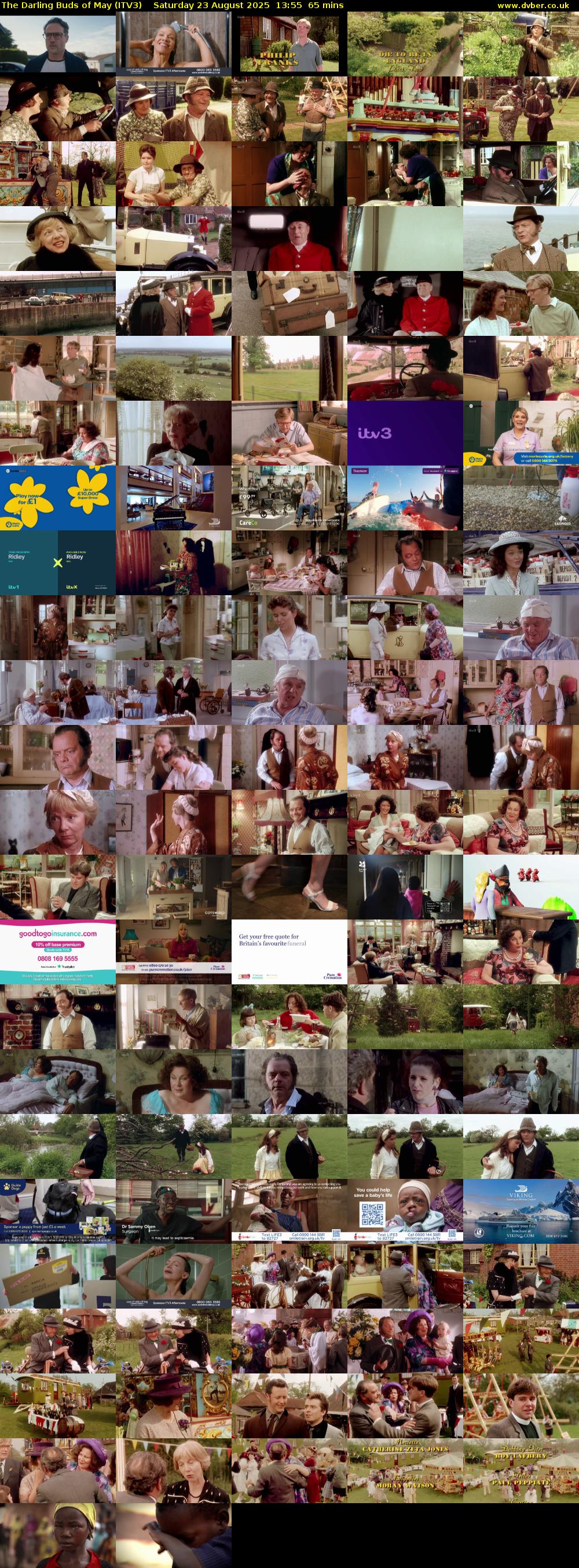 The Darling Buds of May (ITV3) Saturday 23 August 2025 13:55 - 15:00