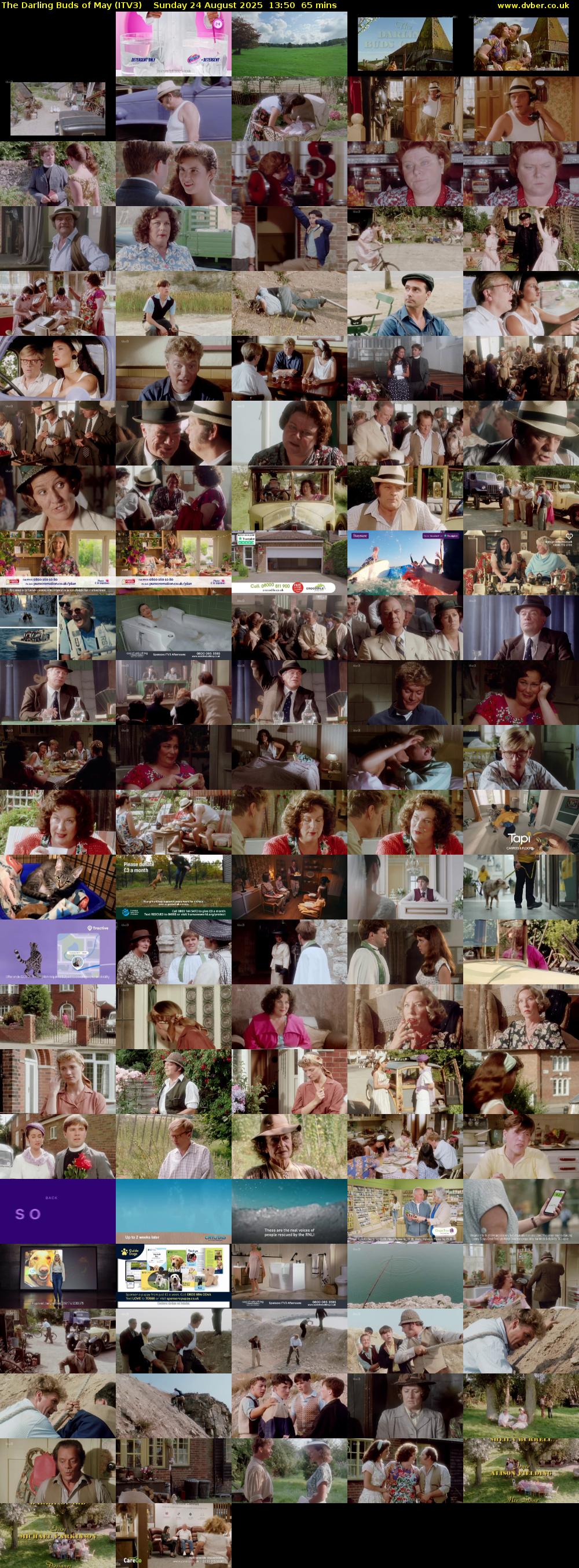 The Darling Buds of May (ITV3) Sunday 24 August 2025 13:50 - 14:55