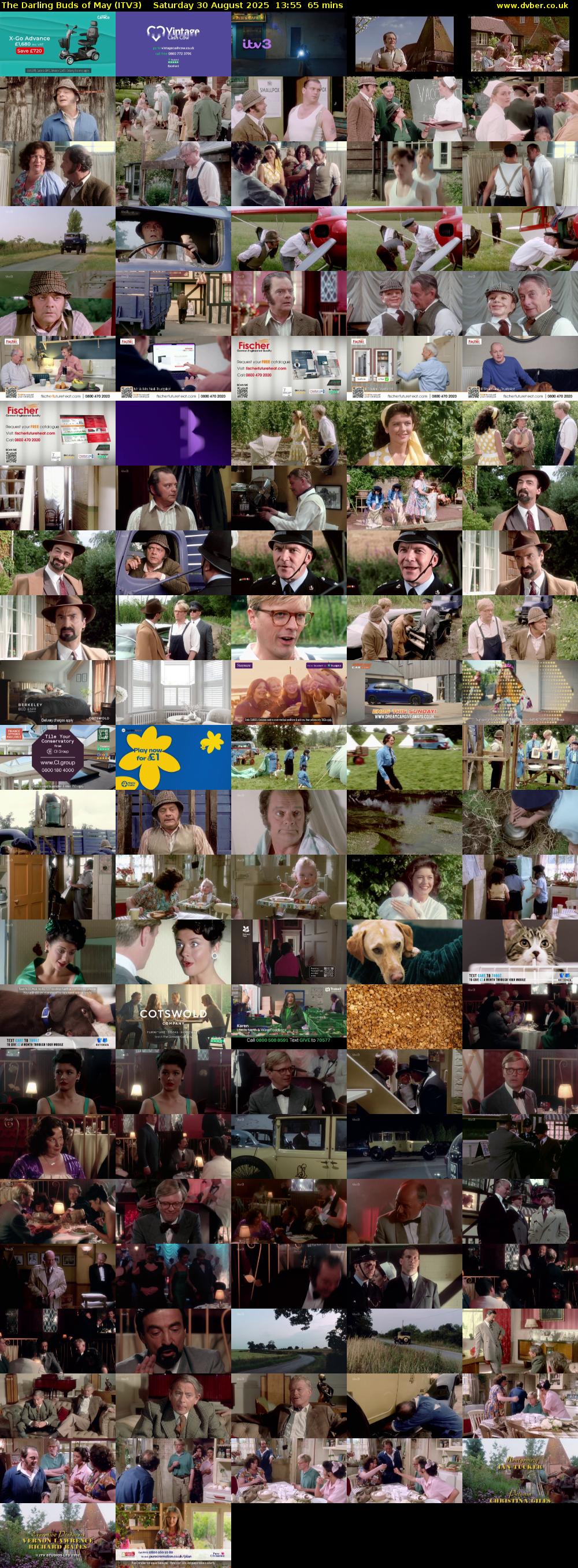 The Darling Buds of May (ITV3) Saturday 30 August 2025 13:55 - 15:00