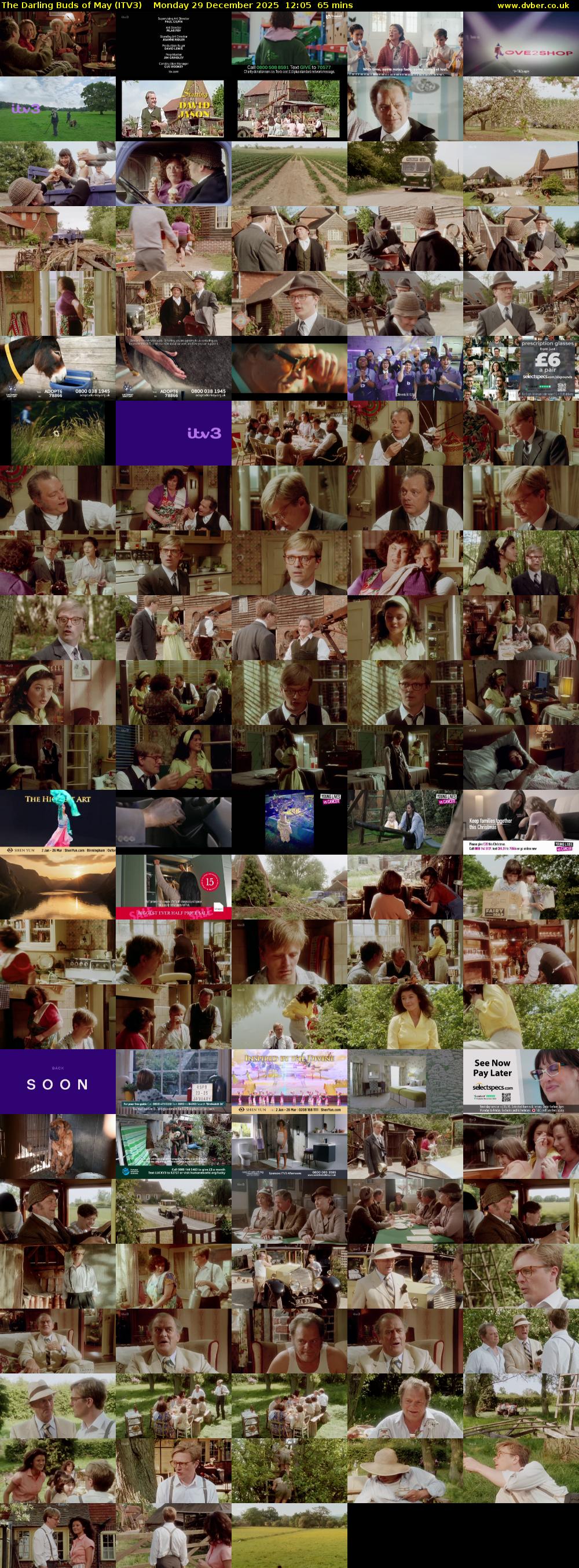 The Darling Buds of May (ITV3) Monday 29 December 2025 12:05 - 13:10