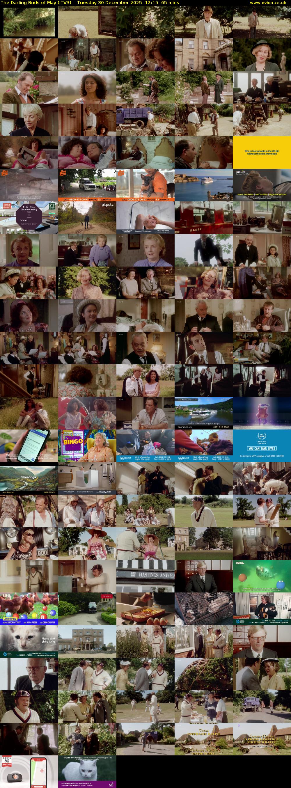 The Darling Buds of May (ITV3) Tuesday 30 December 2025 12:15 - 13:20