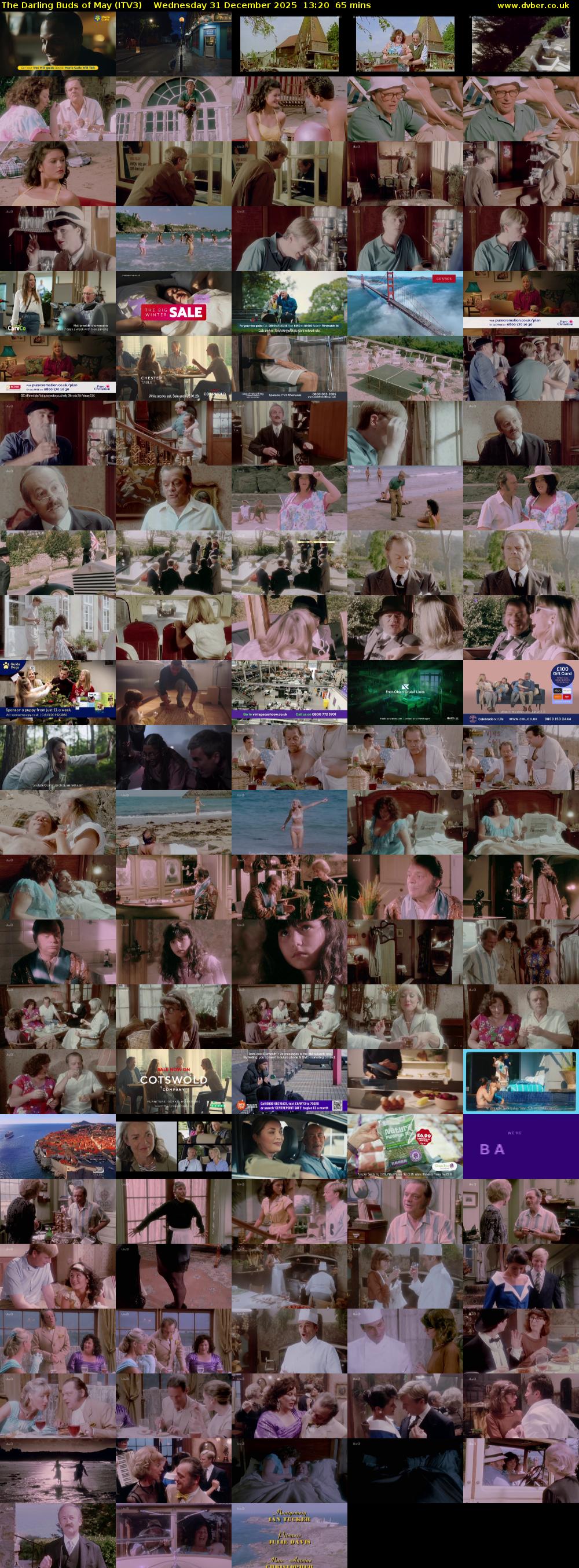 The Darling Buds of May (ITV3) Wednesday 31 December 2025 13:20 - 14:25