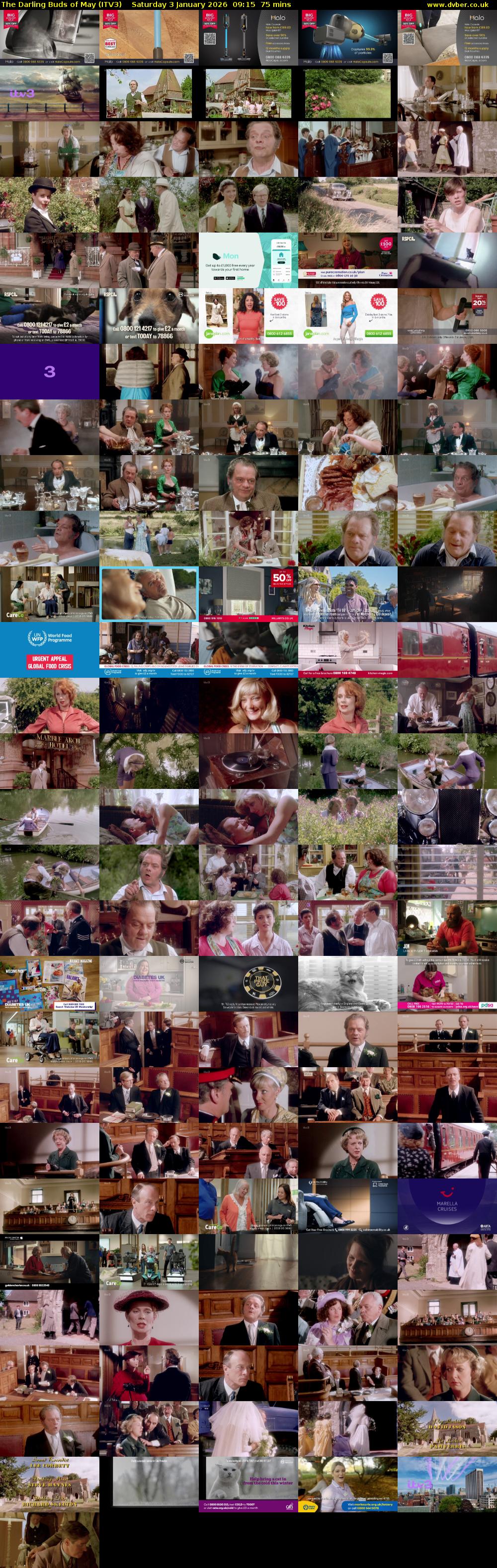 The Darling Buds of May (ITV3) Saturday 3 January 2026 09:15 - 10:30