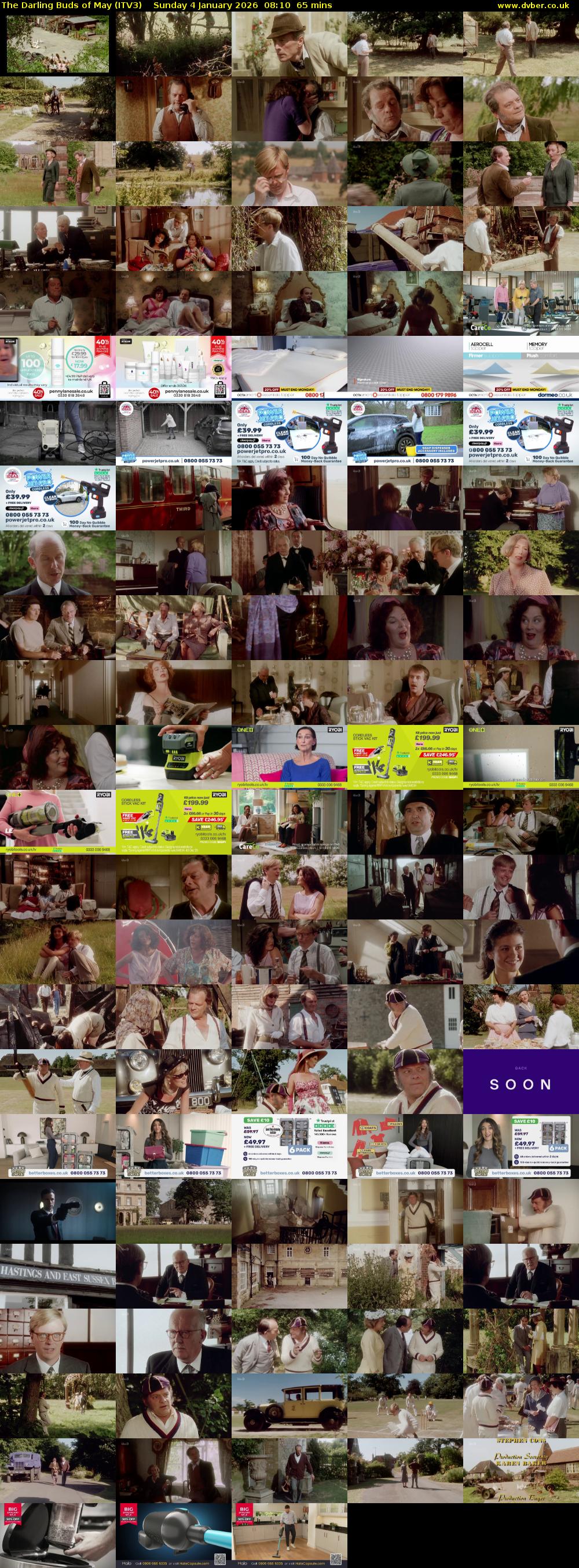 The Darling Buds of May (ITV3) Sunday 4 January 2026 08:10 - 09:15