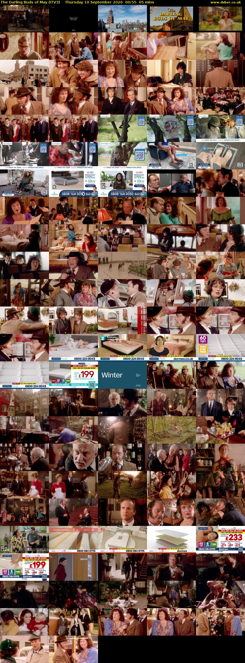 The Darling Buds of May (ITV3) Thursday 10 September 2026 00:55 - 02:00