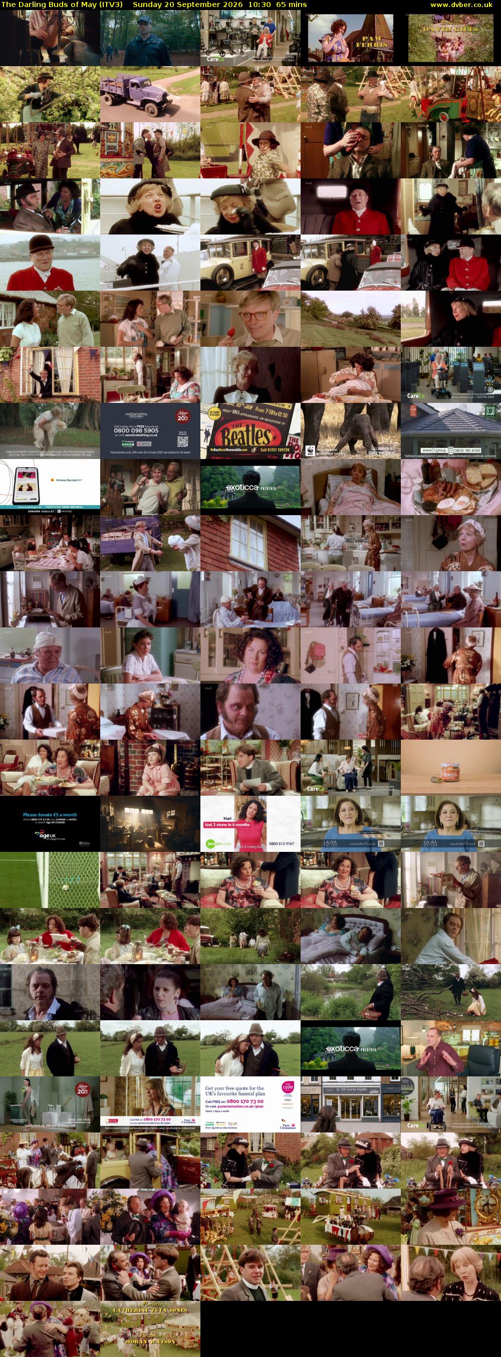 The Darling Buds of May (ITV3) Sunday 20 September 2026 10:30 - 11:35