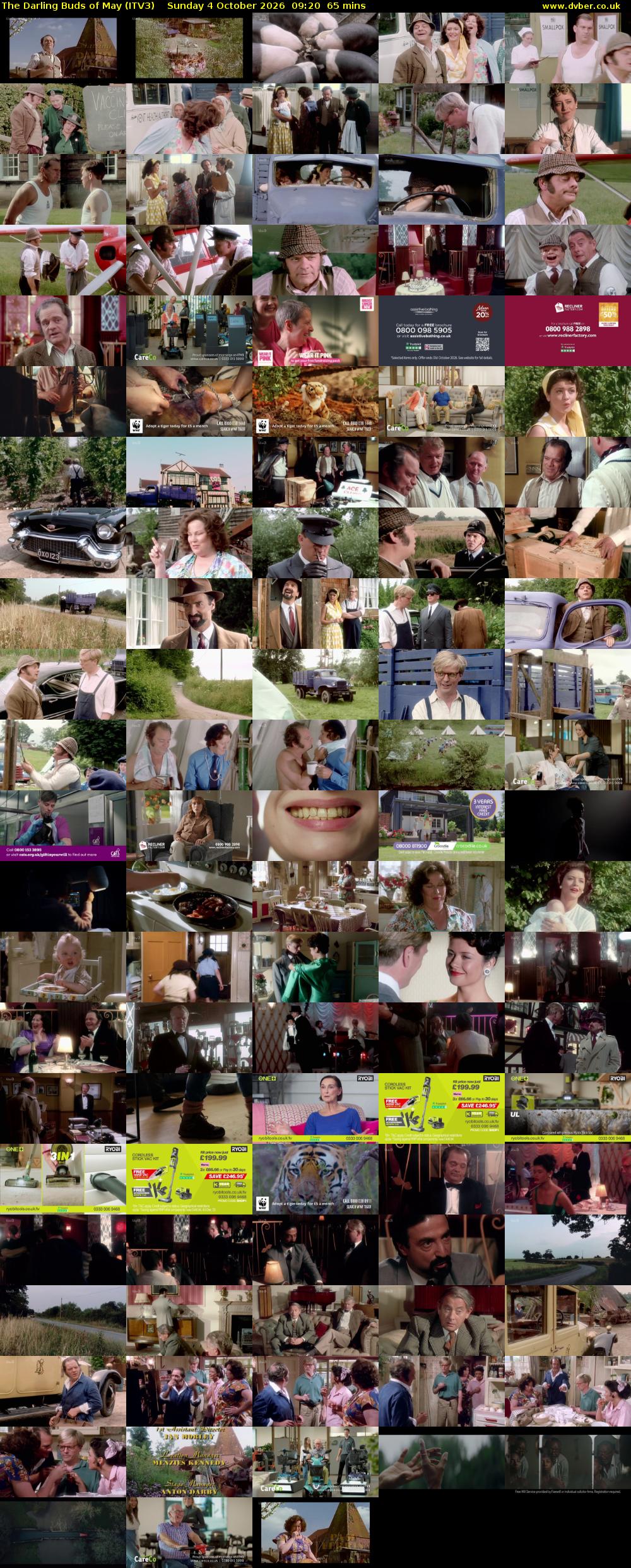 The Darling Buds of May (ITV3) Sunday 4 October 2026 09:20 - 10:25