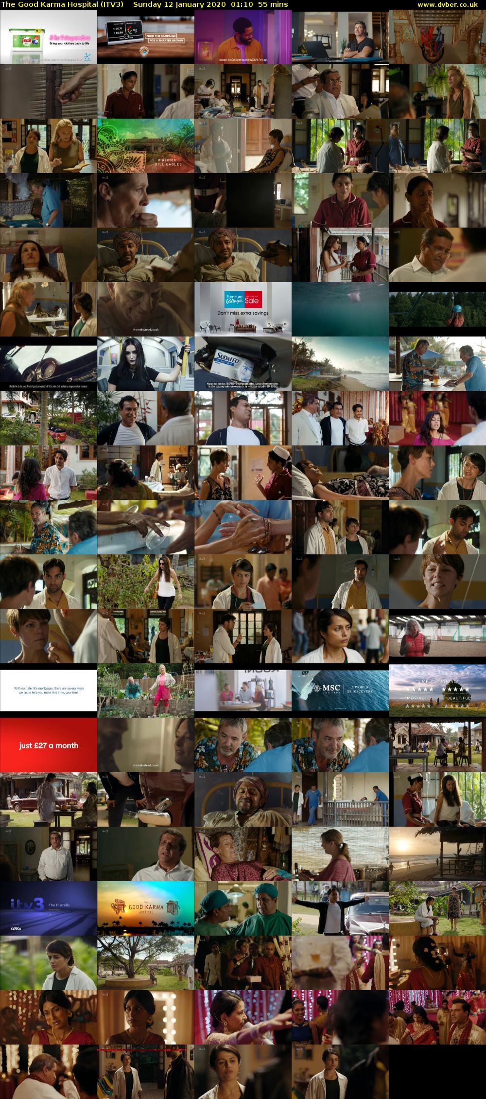 The Good Karma Hospital (ITV3) Sunday 12 January 2020 01:10 - 02:05