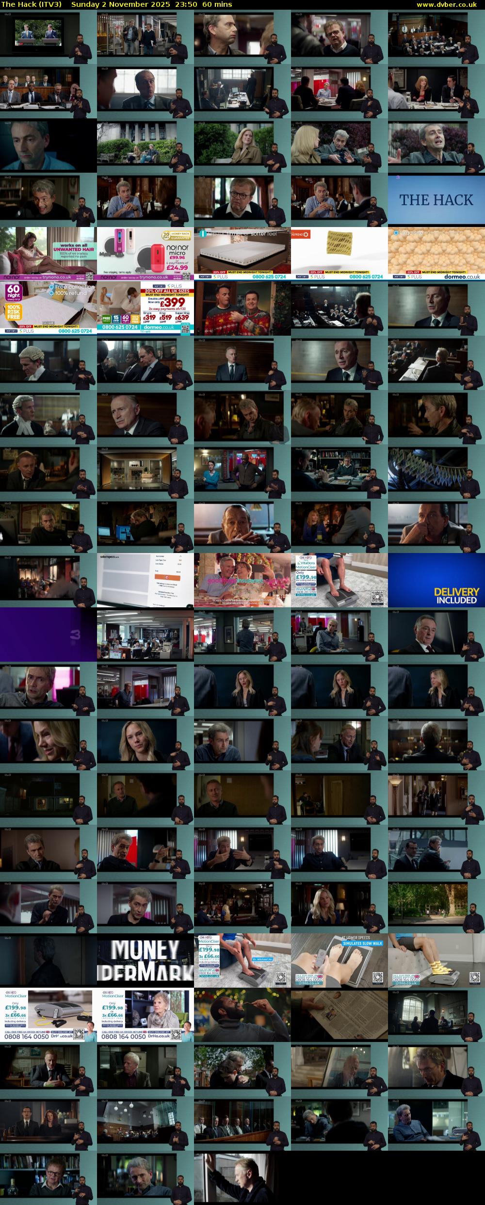 The Hack (ITV3) Sunday 2 November 2025 23:50 - 00:50