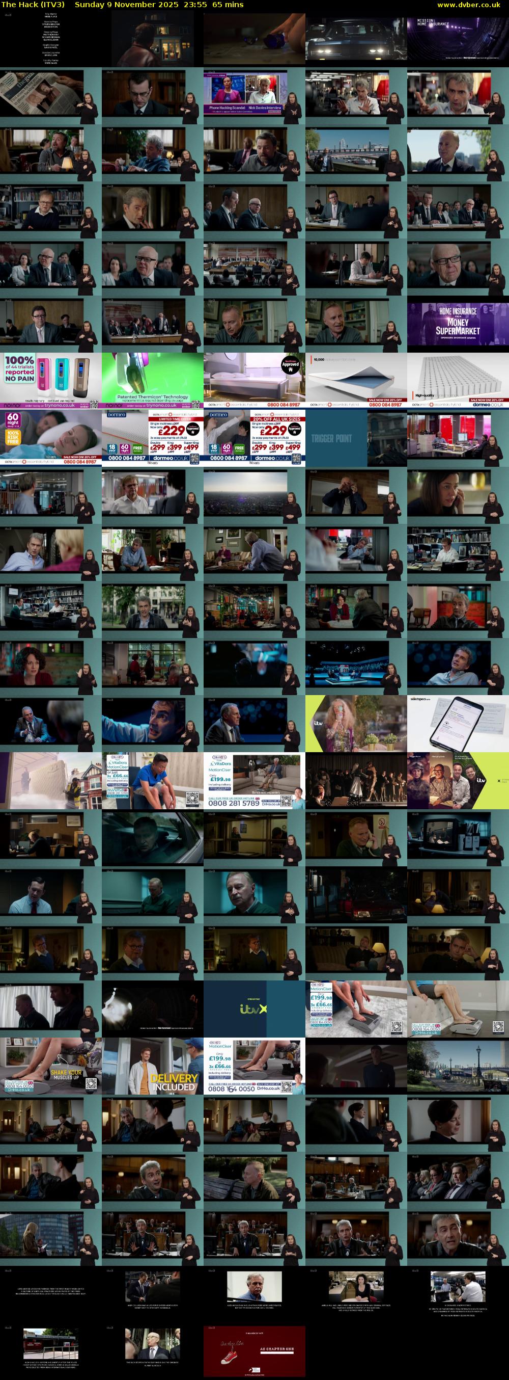 The Hack (ITV3) Sunday 9 November 2025 23:55 - 01:00