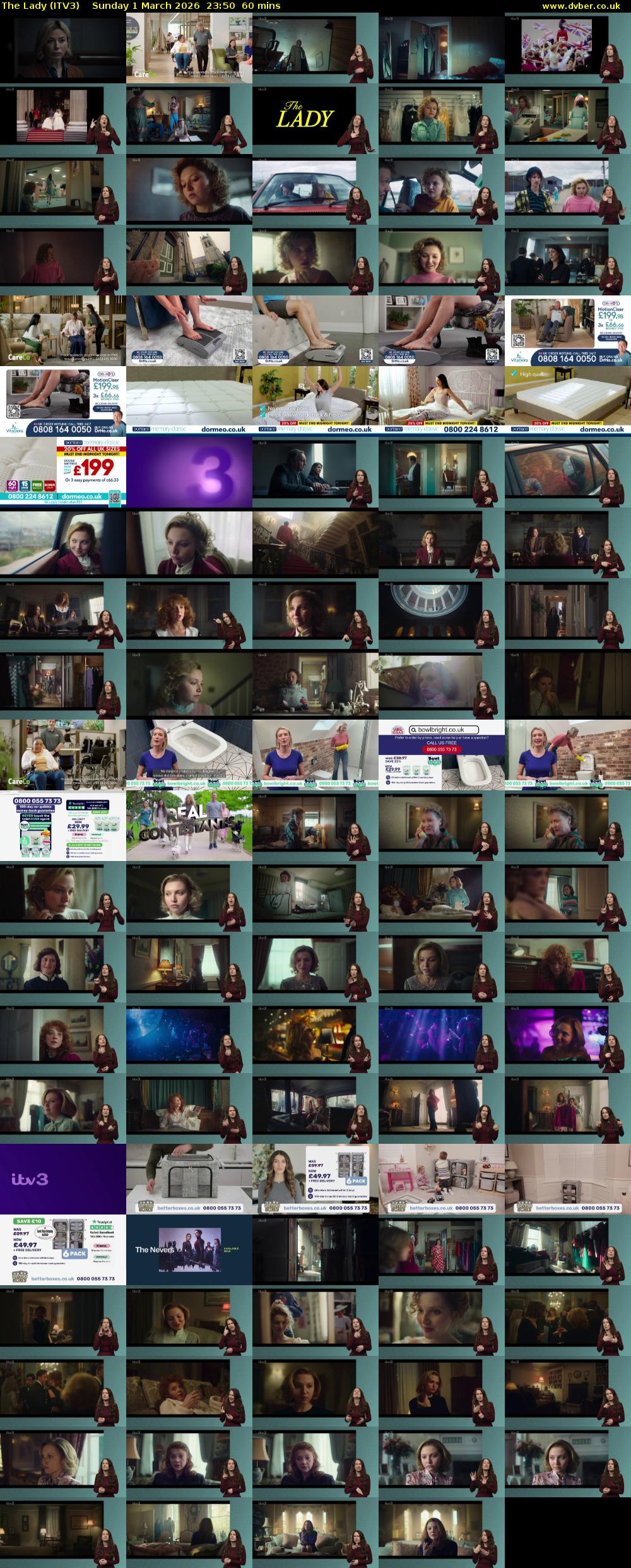 The Lady (ITV3) Sunday 1 March 2026 23:50 - 00:50
