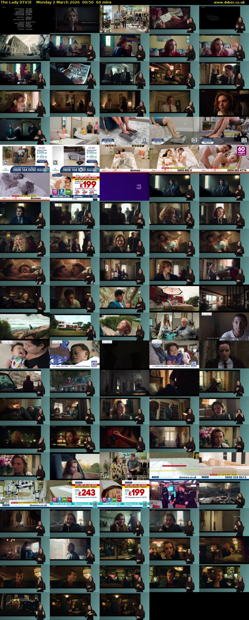 The Lady (ITV3) Monday 2 March 2026 00:50 - 01:50