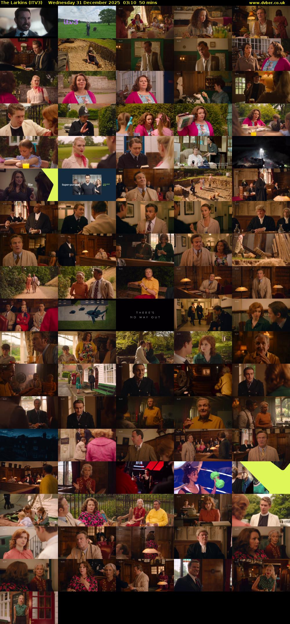 The Larkins (ITV3) Wednesday 31 December 2025 03:10 - 04:00