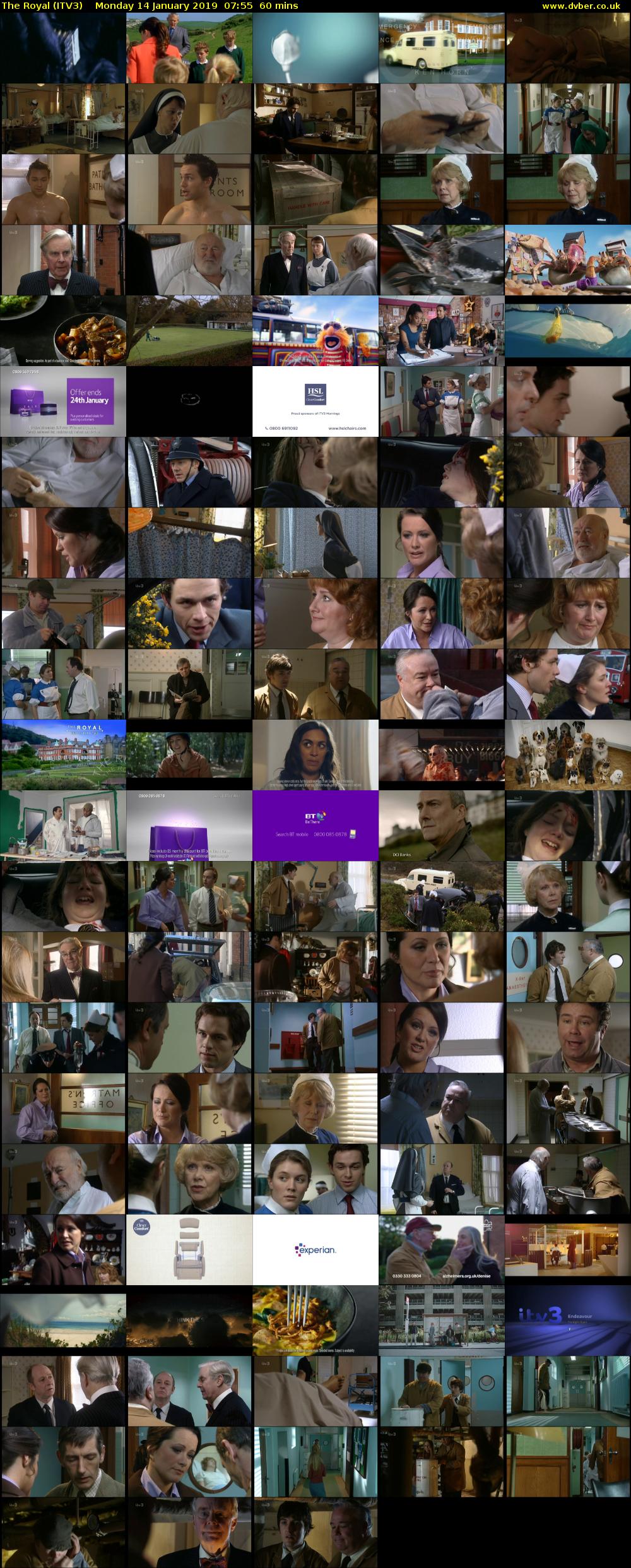 The Royal (ITV3) Monday 14 January 2019 07:55 - 08:55