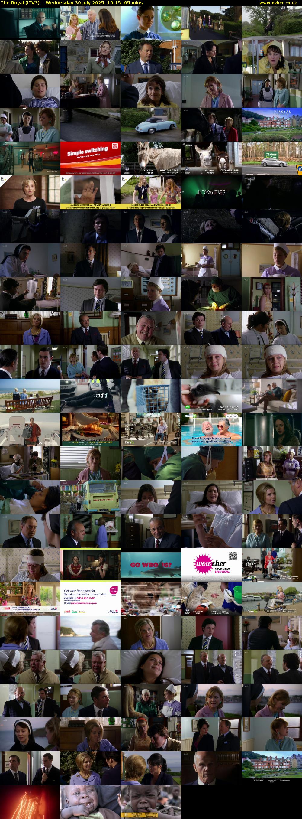 The Royal (ITV3) Wednesday 30 July 2025 10:15 - 11:20