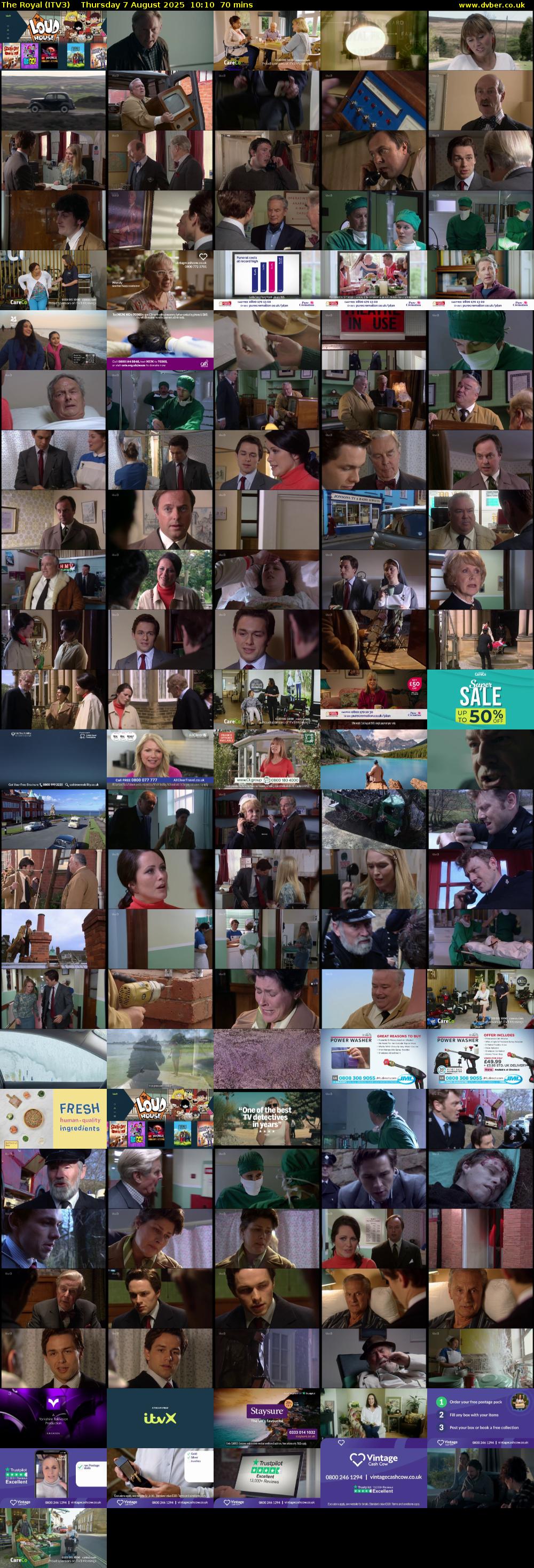 The Royal (ITV3) Thursday 7 August 2025 10:10 - 11:20
