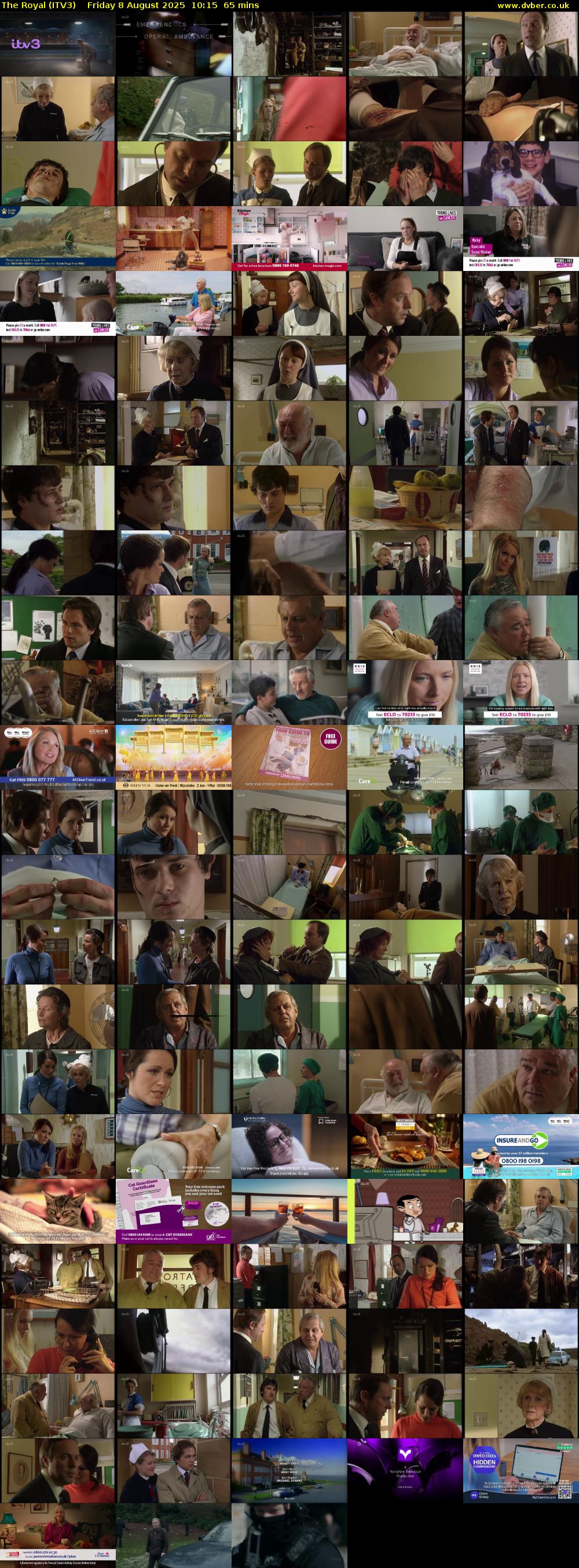 The Royal (ITV3) Friday 8 August 2025 10:15 - 11:20