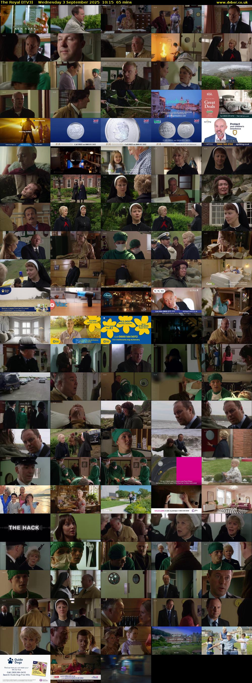 The Royal (ITV3) Wednesday 3 September 2025 10:15 - 11:20