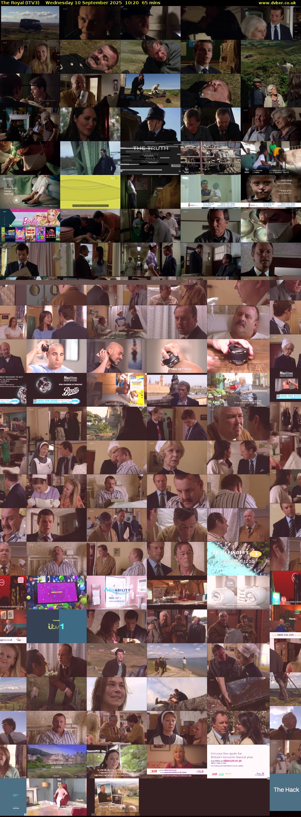 The Royal (ITV3) Wednesday 10 September 2025 10:20 - 11:25
