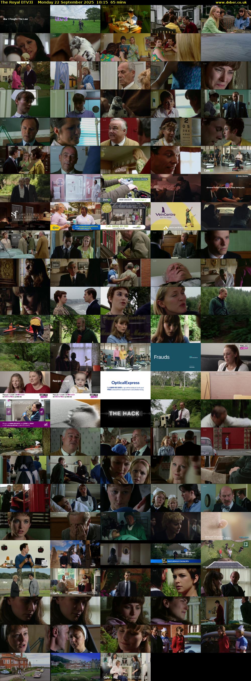 The Royal (ITV3) Monday 22 September 2025 10:15 - 11:20
