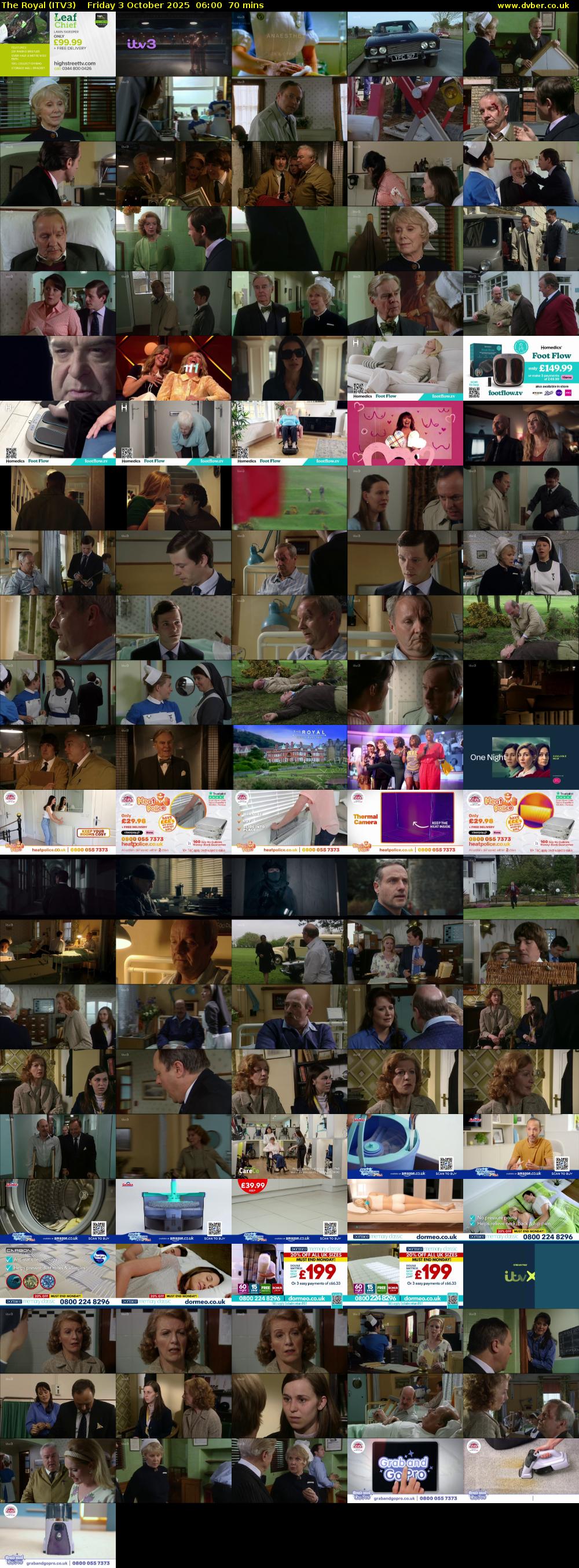 The Royal (ITV3) Friday 3 October 2025 06:00 - 07:10