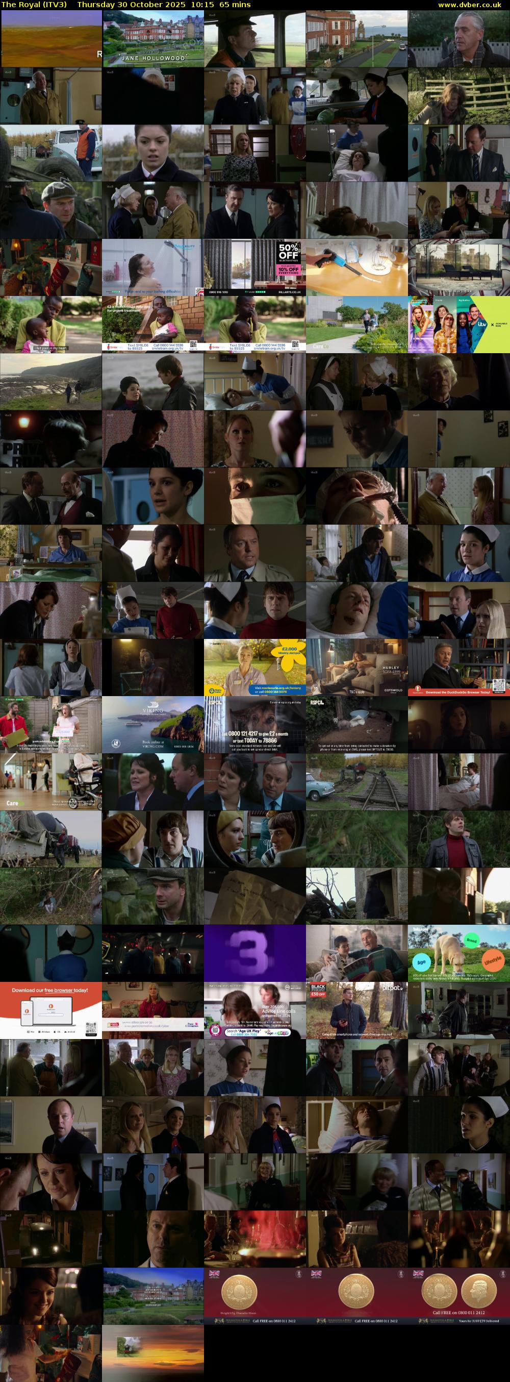 The Royal (ITV3) Thursday 30 October 2025 10:15 - 11:20