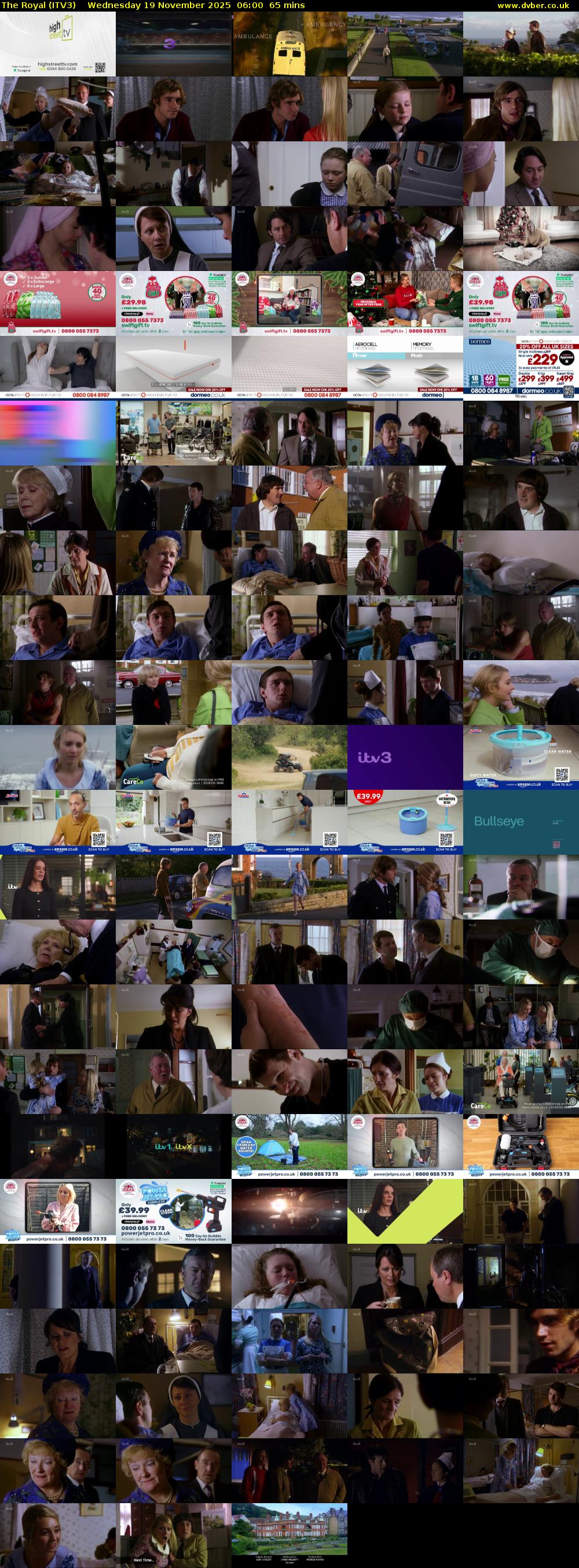 The Royal (ITV3) Wednesday 19 November 2025 06:00 - 07:05