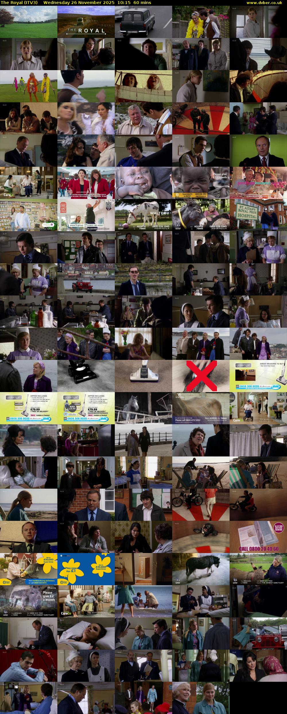 The Royal (ITV3) Wednesday 26 November 2025 10:15 - 11:15