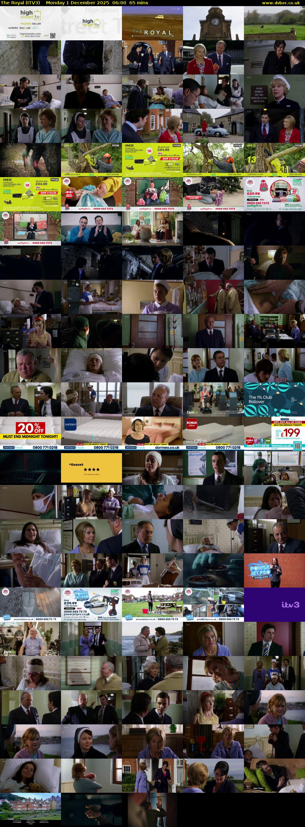 The Royal (ITV3) Monday 1 December 2025 06:00 - 07:05