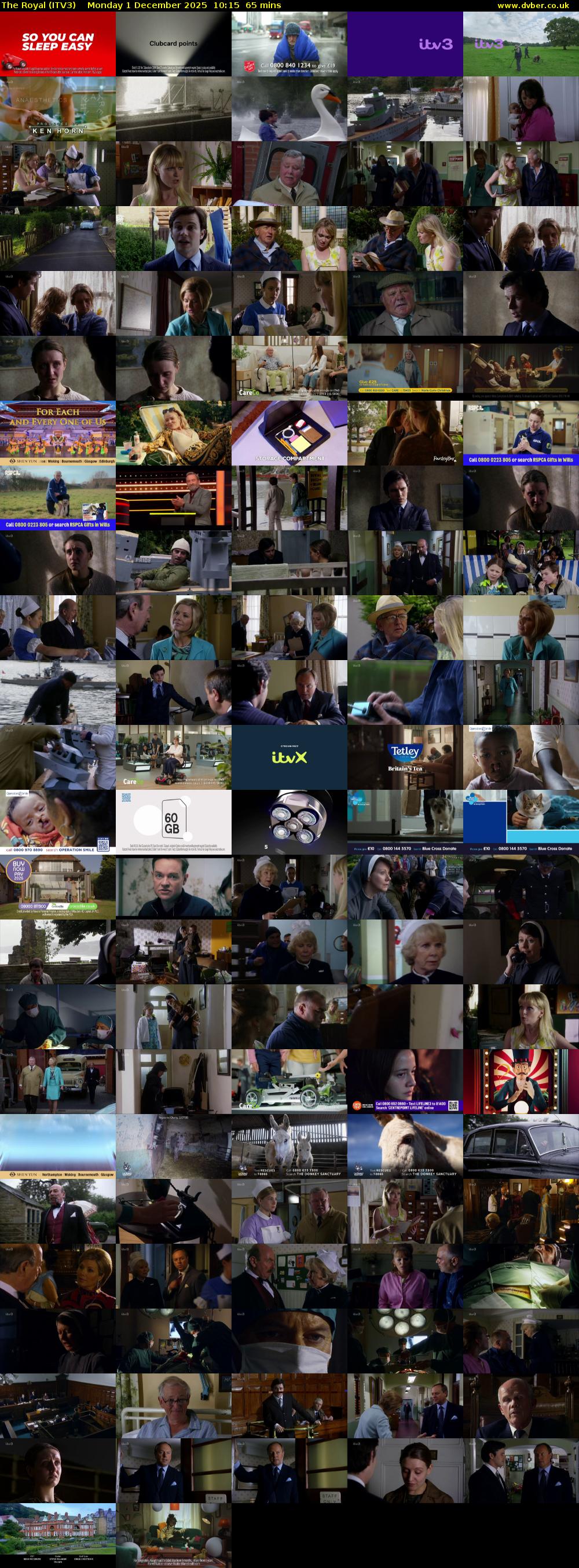 The Royal (ITV3) Monday 1 December 2025 10:15 - 11:20