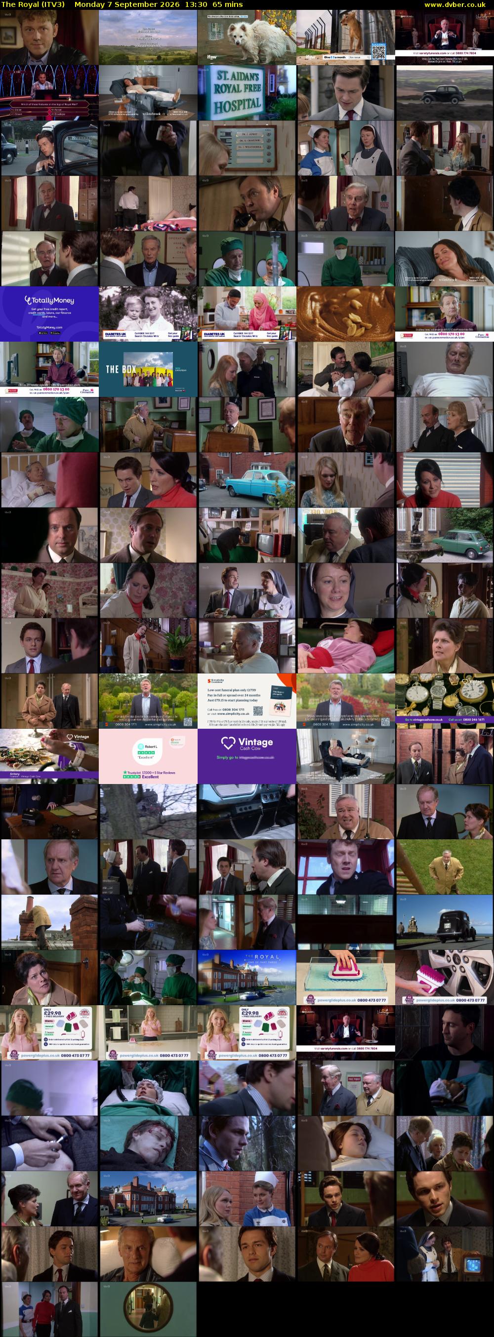 The Royal (ITV3) Monday 7 September 2026 13:30 - 14:35