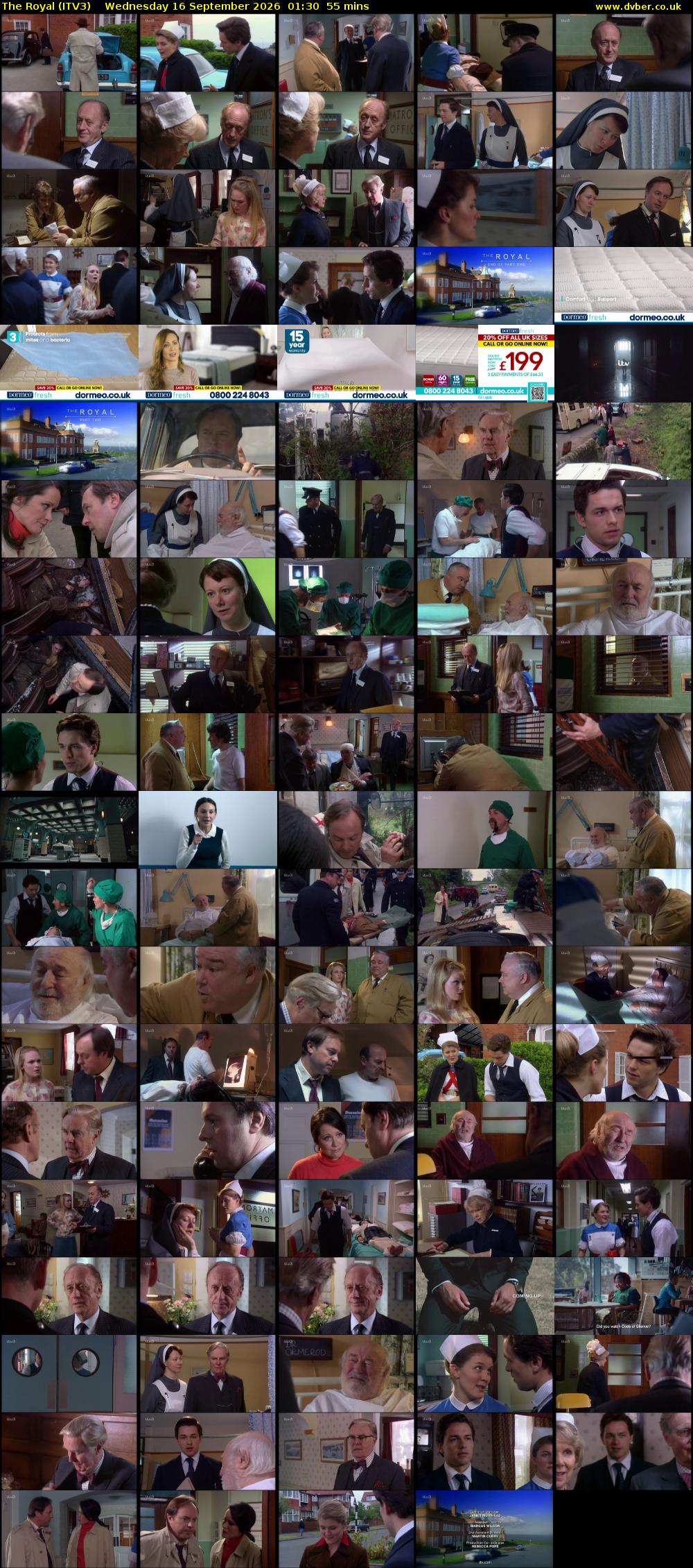 The Royal (ITV3) Wednesday 16 September 2026 01:30 - 02:25