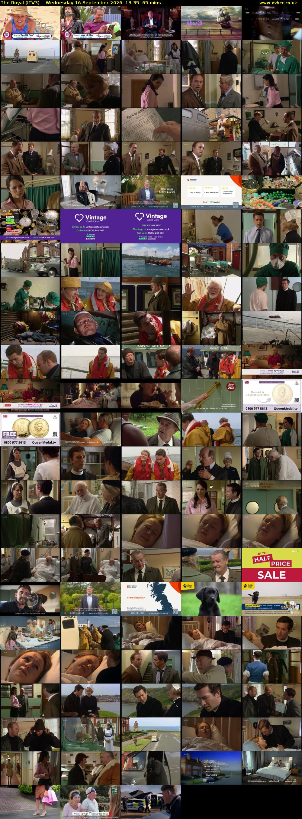 The Royal (ITV3) Wednesday 16 September 2026 13:35 - 14:40