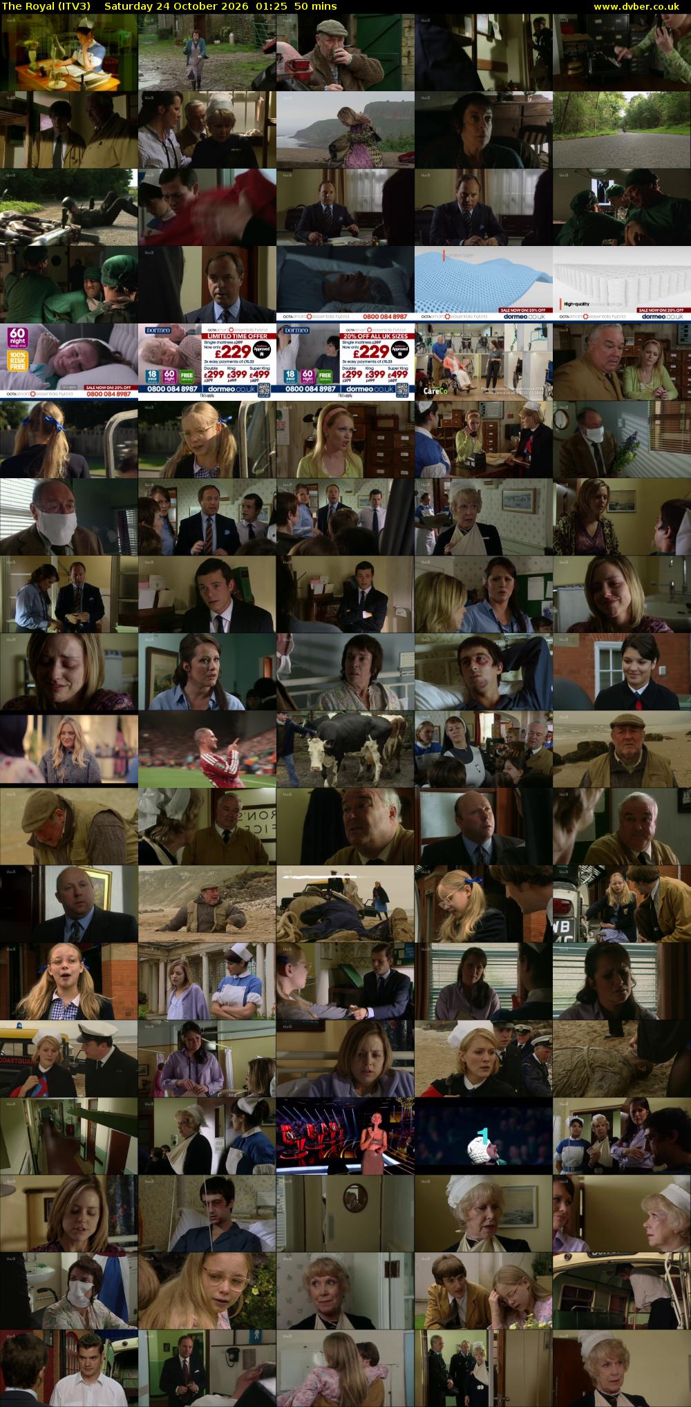 The Royal (ITV3) Saturday 24 October 2026 01:25 - 02:15