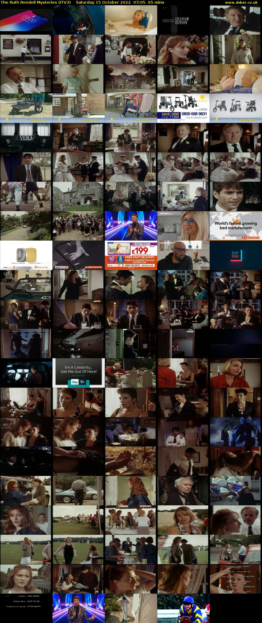 The Ruth Rendell Mysteries (ITV3) Saturday 15 October 2022 07:05 - 08:10