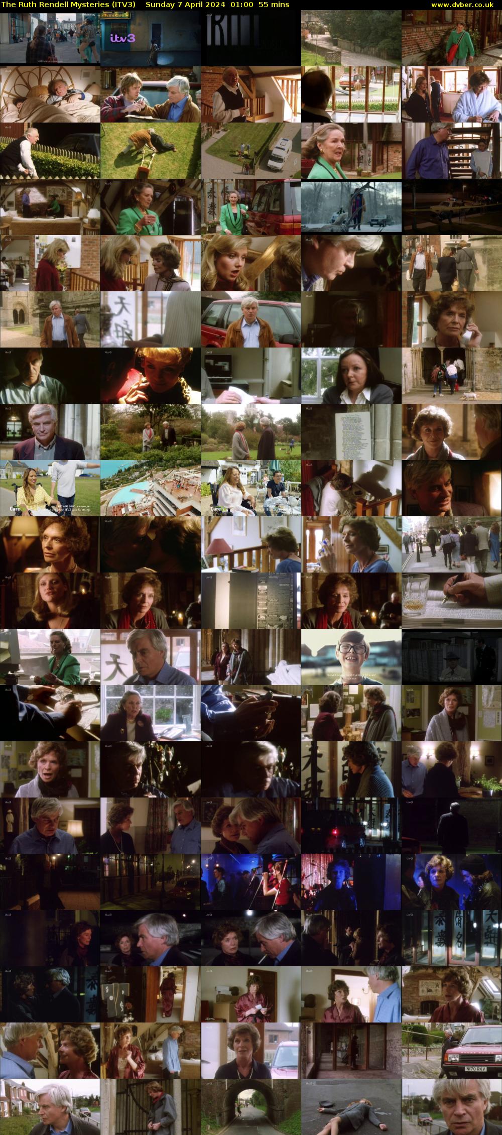 The Ruth Rendell Mysteries (ITV3) Sunday 7 April 2024 01:00 - 01:55